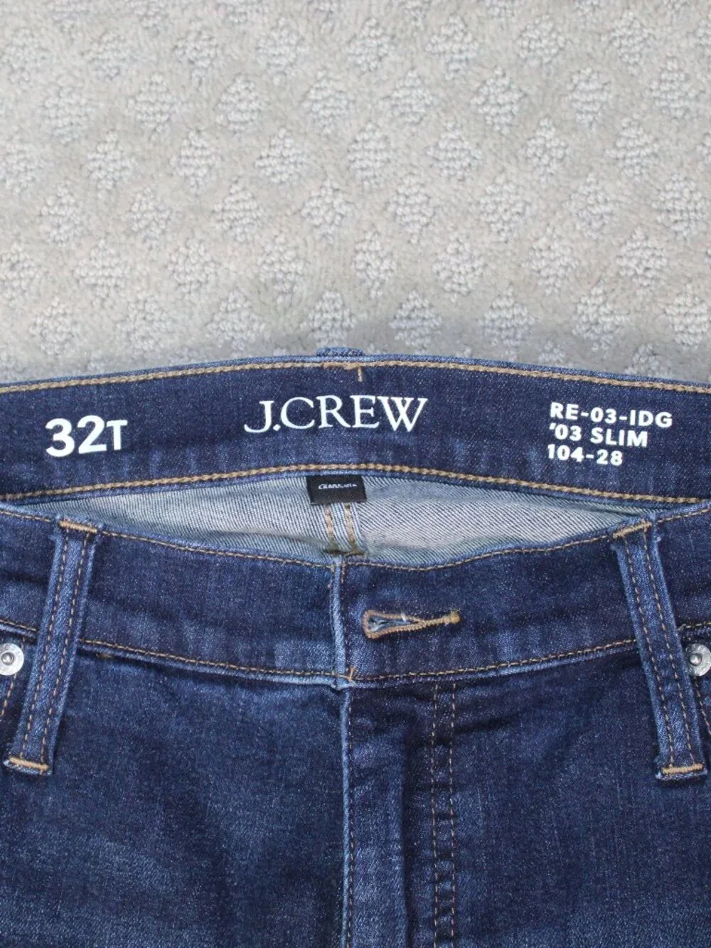 J. Crew Size 32T '03 Slim Dark Blue Jeans